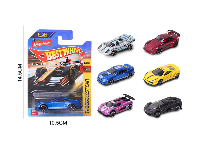 1:64 Slide Alloy Car(Racing Car/Sports Car)