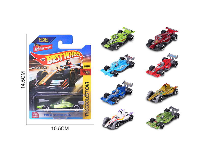 1:64 Slide Alloy Car(Racing Car)
