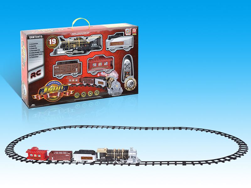 R/C Classical Steam Rail Train(Lights & Music, Smoke)