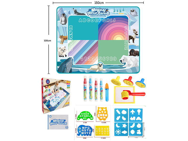 Magic Water Canvas Graffiti Mat