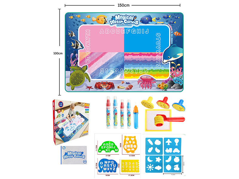 Magic Water Canvas Graffiti Mat