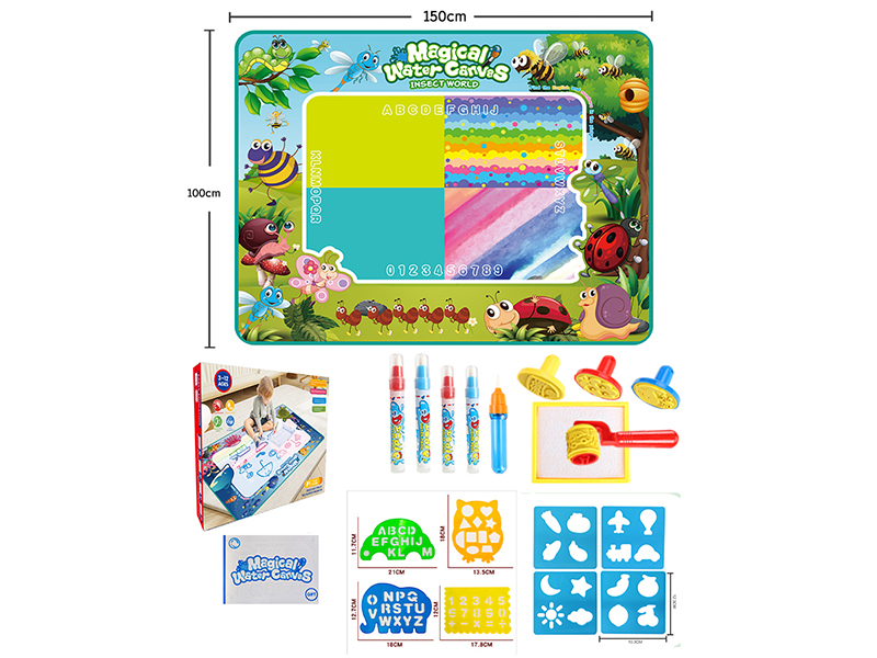 Magic Water Canvas Graffiti Mat