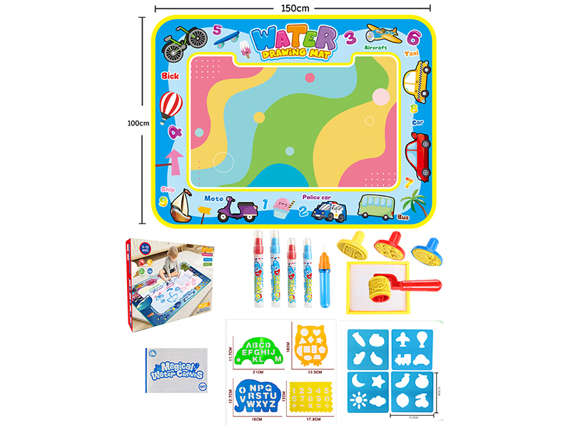 Magic Water Canvas Graffiti Mat