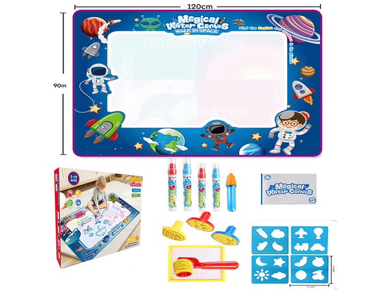 Magic Water Canvas Graffiti Mat