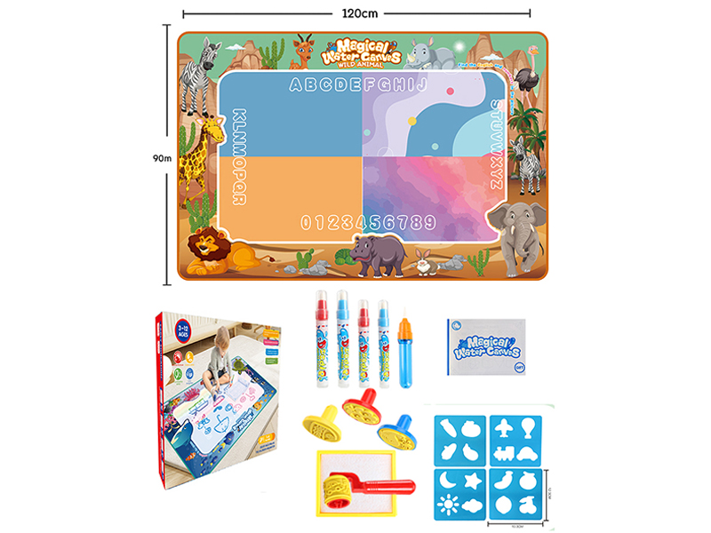 Magic Water Canvas Graffiti Mat