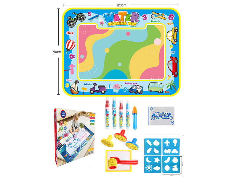 Magic Water Canvas Graffiti Mat