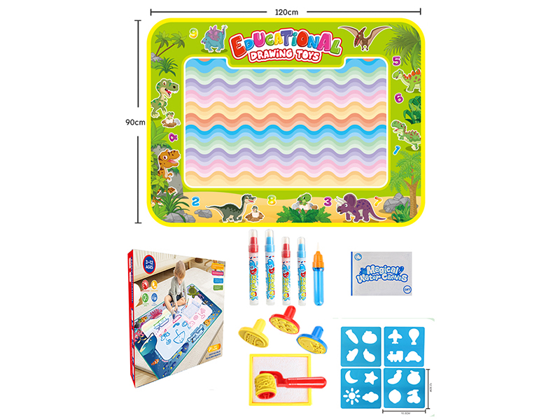 Magic Water Canvas Graffiti Mat