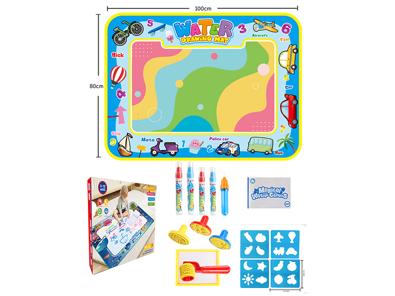 Magic Water Canvas Graffiti Mat