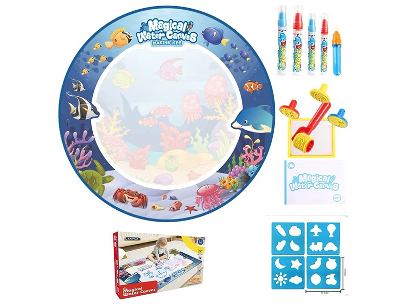 Magic Water Canvas Graffiti Mat