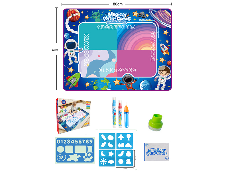 Magic Water Canvas Graffiti Mat