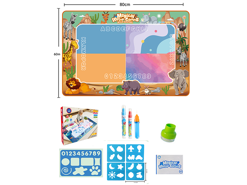 Magic Water Canvas Graffiti Mat