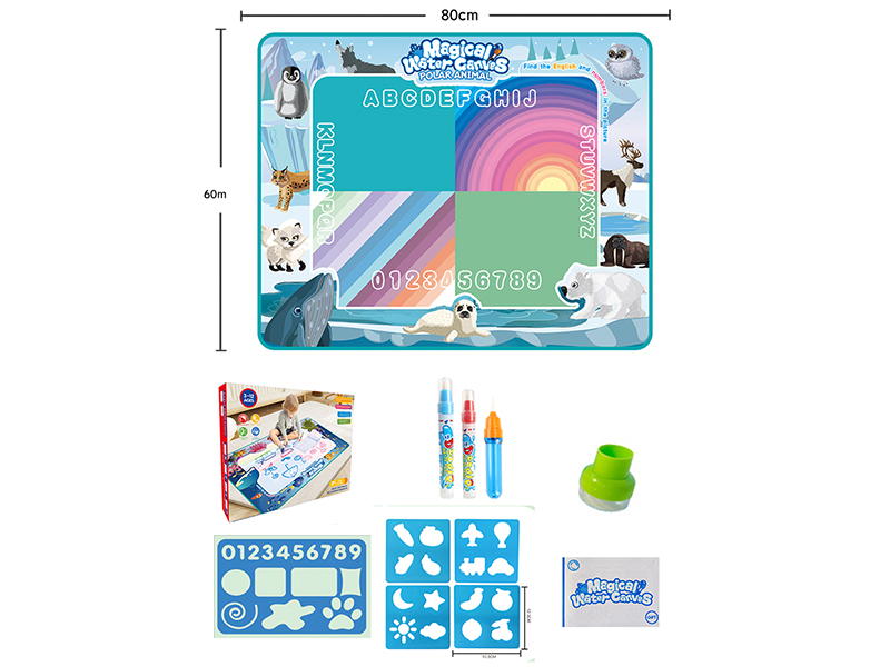 Magic Water Canvas Graffiti Mat
