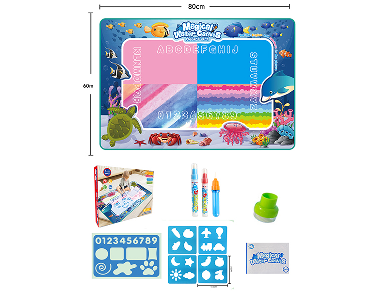 Magic Water Canvas Graffiti Mat