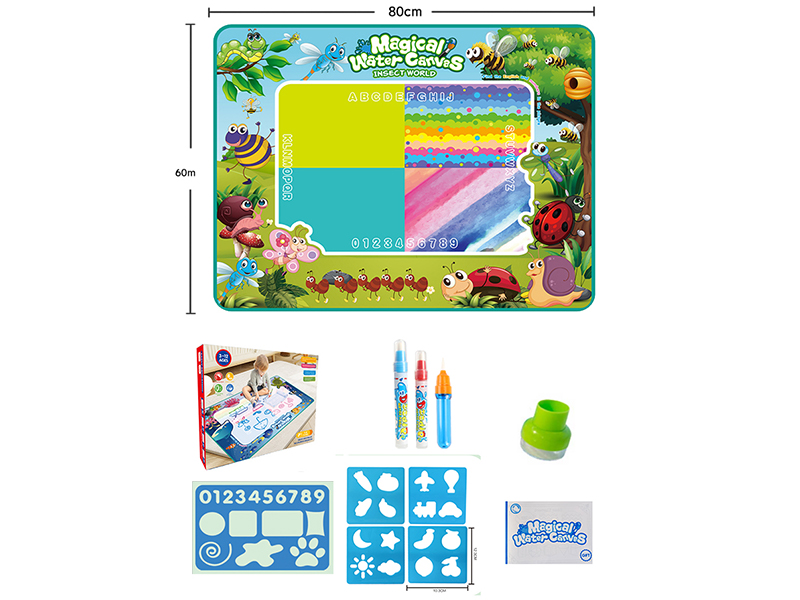 Magic Water Canvas Graffiti Mat