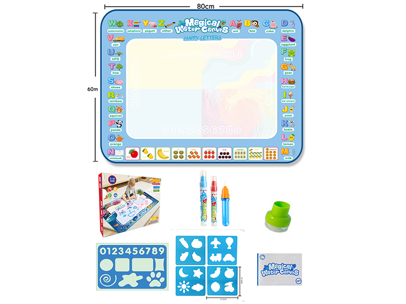 Magic Water Canvas Graffiti Mat