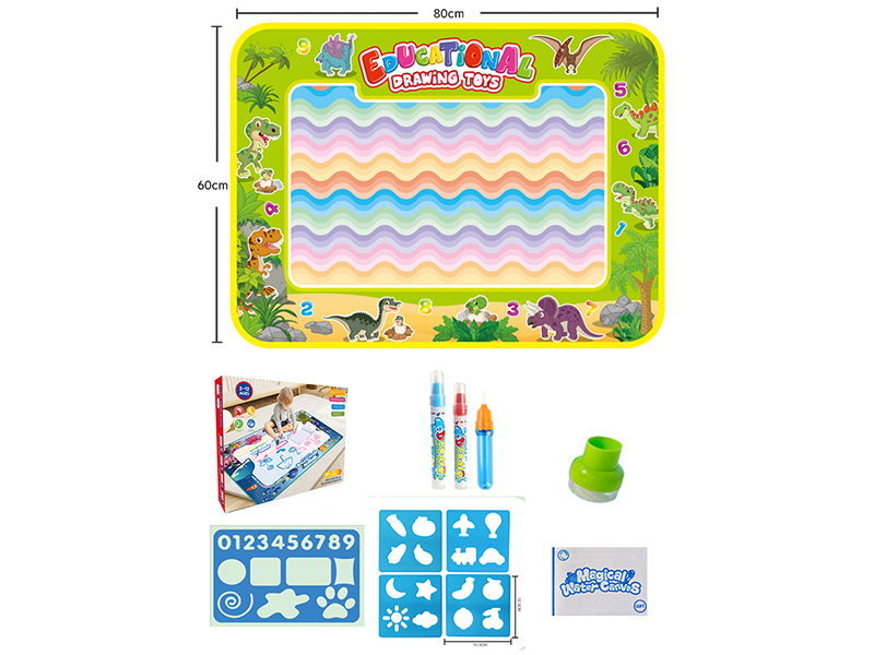 Magic Water Canvas Graffiti Mat