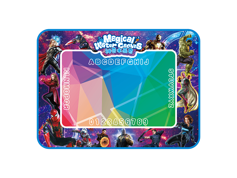 Avengers Alliance Magic Water Canvas Graffiti Mat