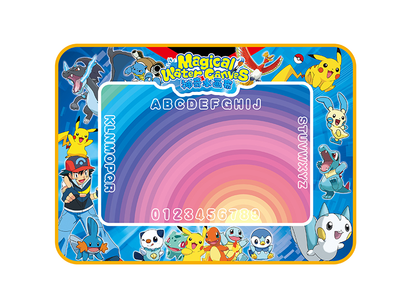 Pok é Mon Magic Water Canvas Graffiti Mat