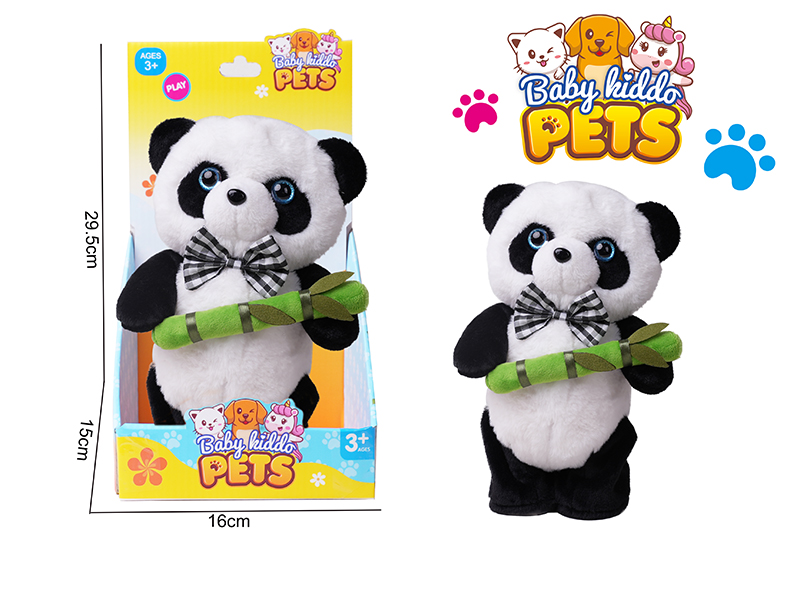 B/O Walking And Dancing Plush Panda Toy