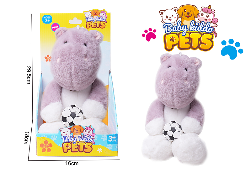 Plush Toy - Cute Hippo