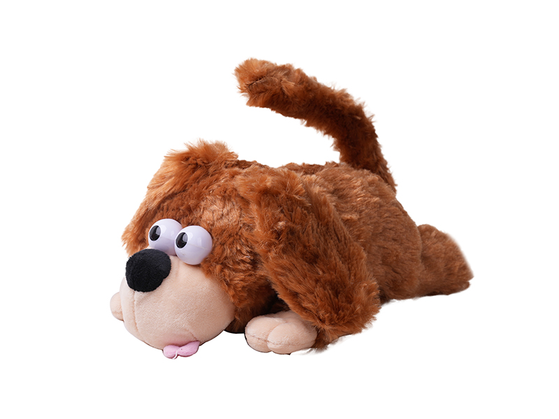 B/O Plush Dog With Sound (Voice Control/Induction)