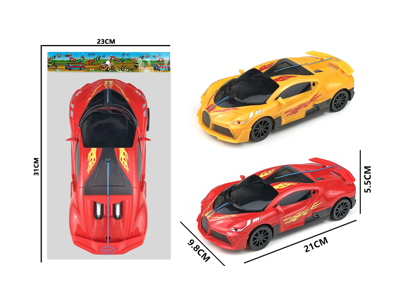 Friction Bugatti Racing Car