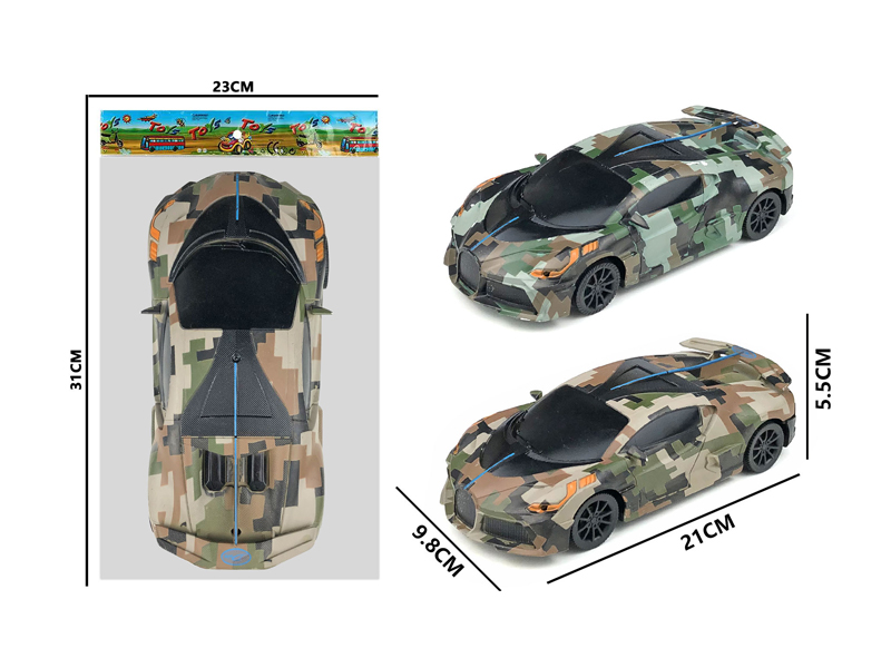 Friction Bugatti Racing Car
