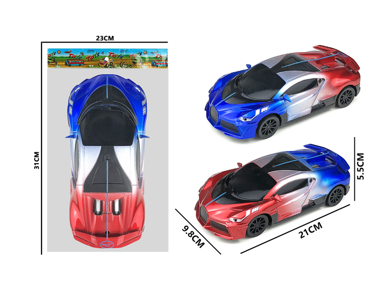 Friction Bugatti Racing Car