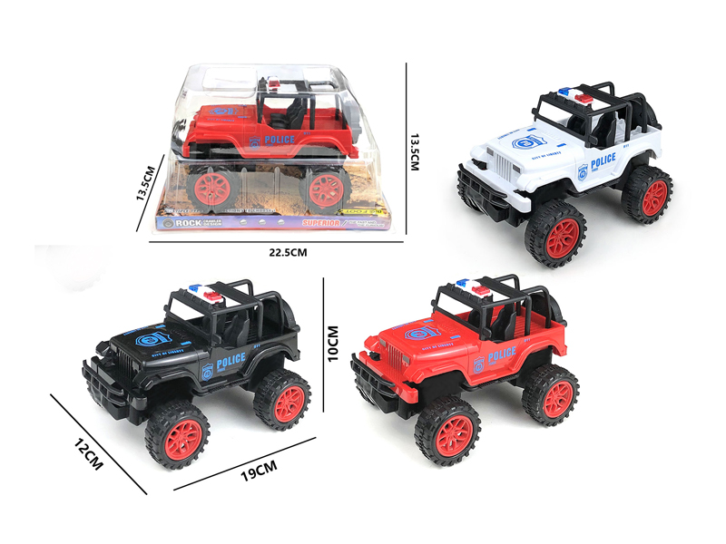 Slide Wrangler Off-Road Police Vehicle