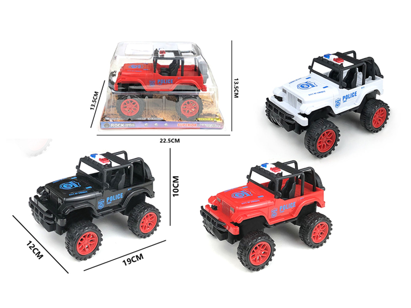 Friction Wrangler Off-Road Police Vehicle