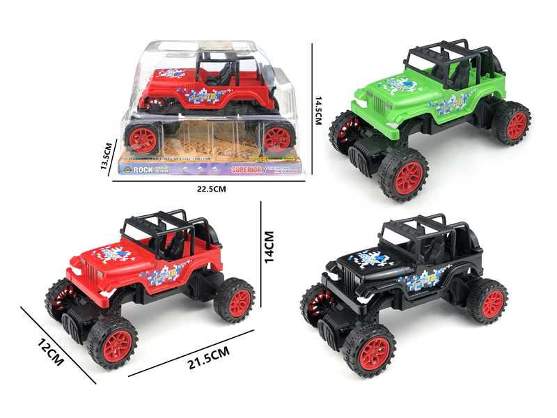 Friction Climbing Camo Off-Road Vehicle