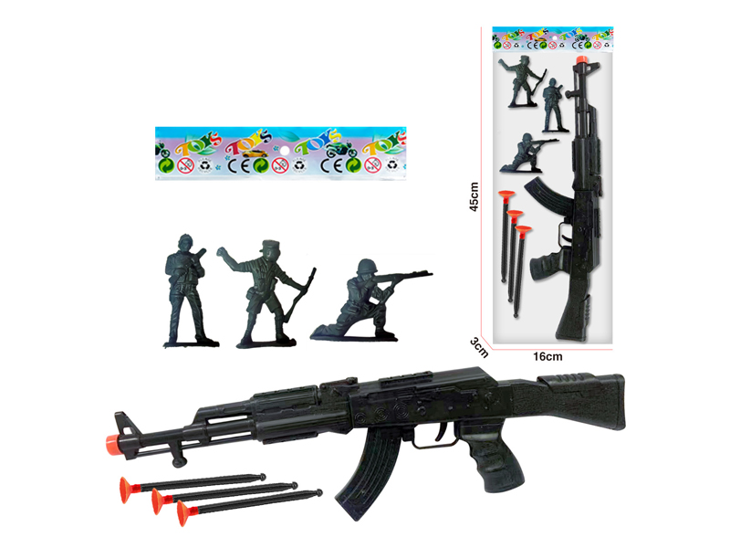 Soft Bullet Gun Toy Set