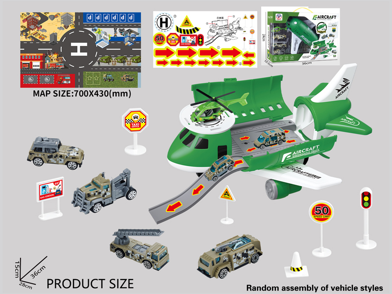 Aircraft Storage Track+Map+Road Signs