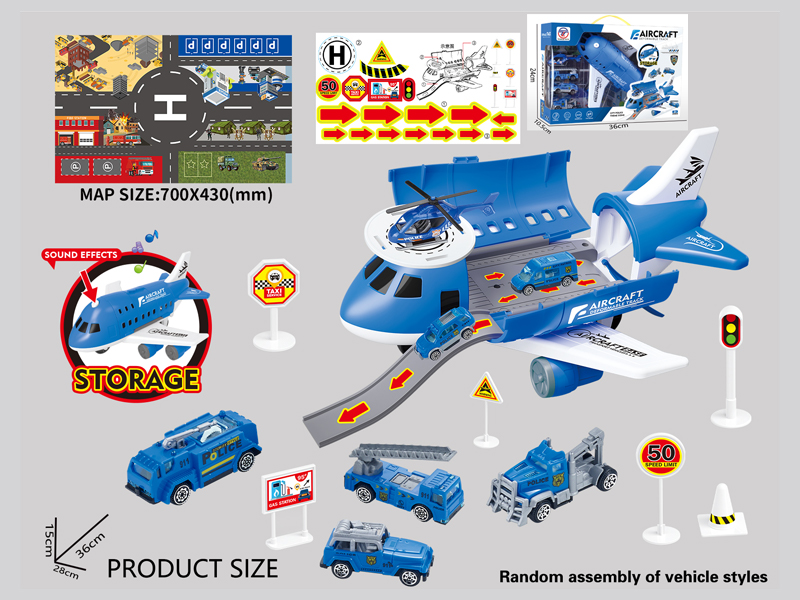 Aircraft Storage Track+Map+Road Signs+Sound Effects