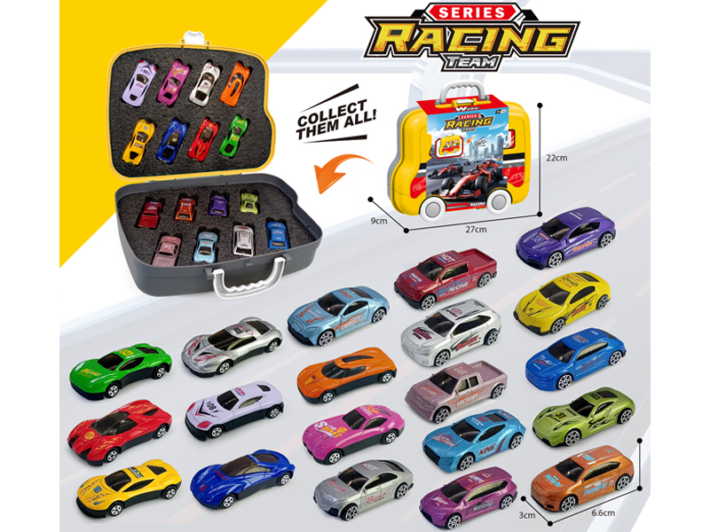 16PCS Alloy Car Storage Box