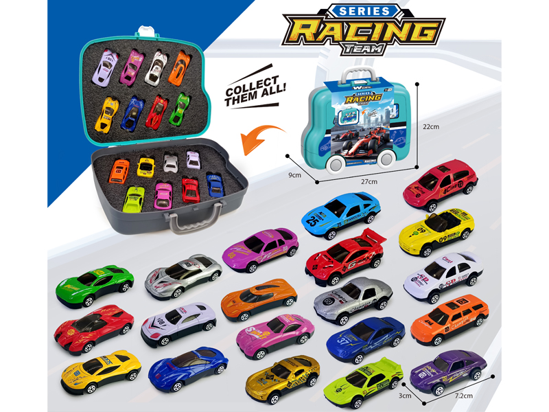 16PCS Alloy Car Storage Box