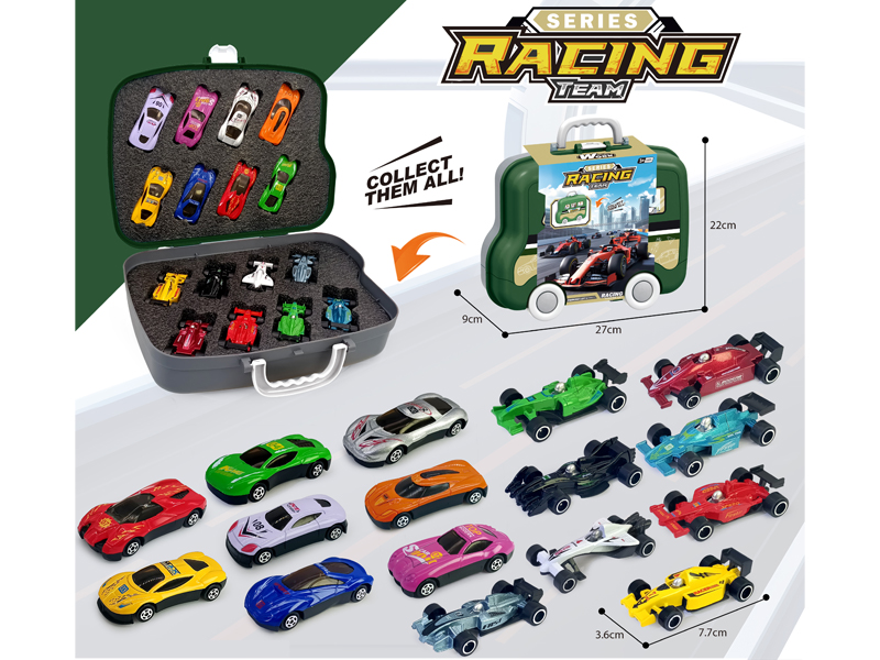 16PCS Alloy Car Storage Box