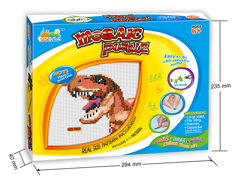 Tyrannosaurus Mosaic Puzzle