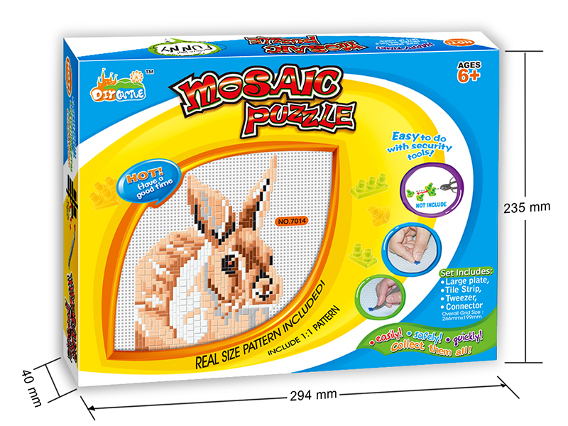 Rabbit Mosaic Puzzle