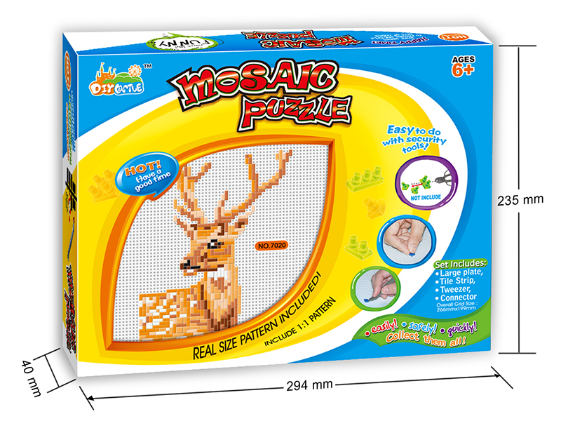 Sika Deer Mosaic Puzzle