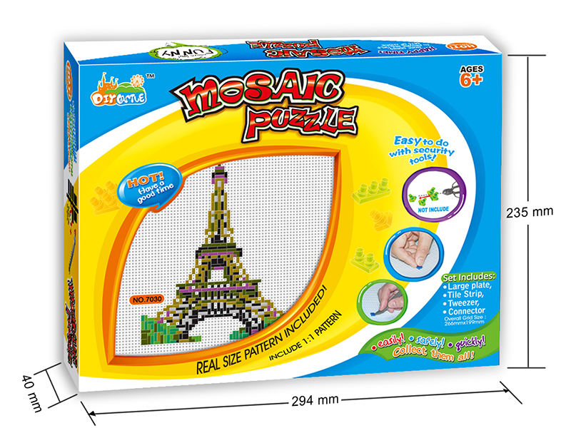 Eiffel Tower Mosaic Puzzle
