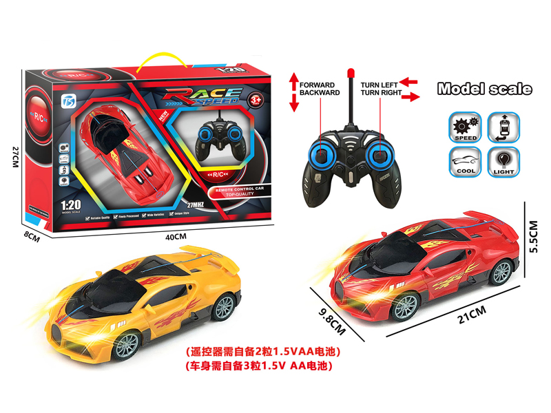 4CH R/C Bugatti Racing Car With Light