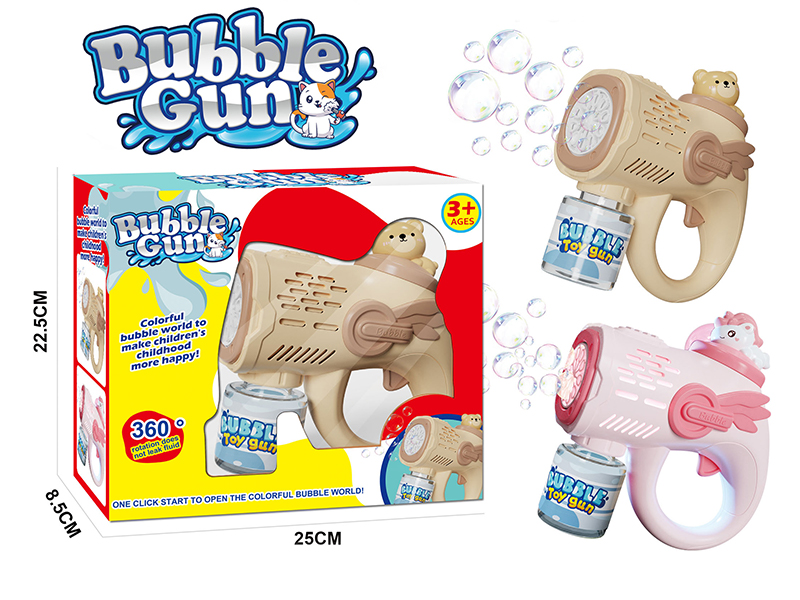Electric Cute Pet Bubble Gun