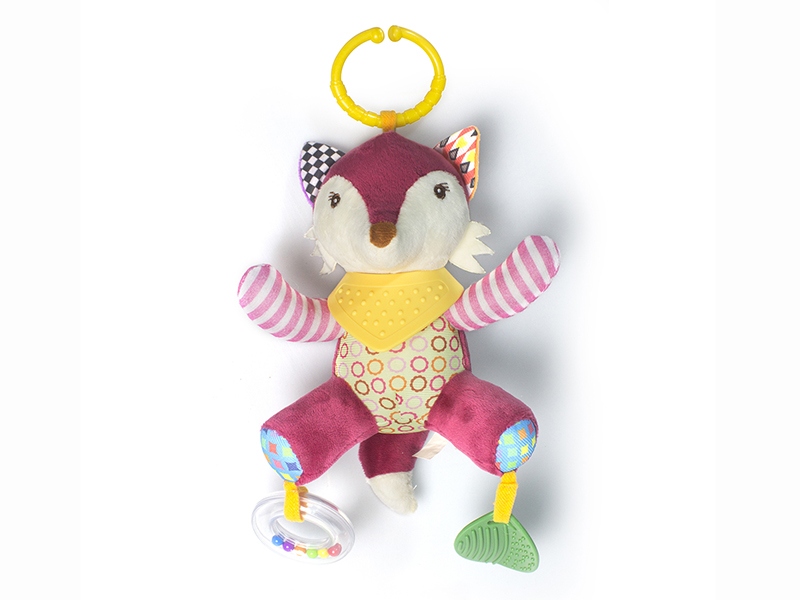 Fox Rattle Baby Crib Stroller Pendant