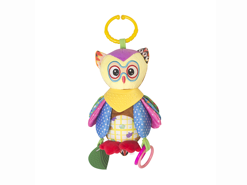 Owl Rattle Baby Crib Stroller Pendant