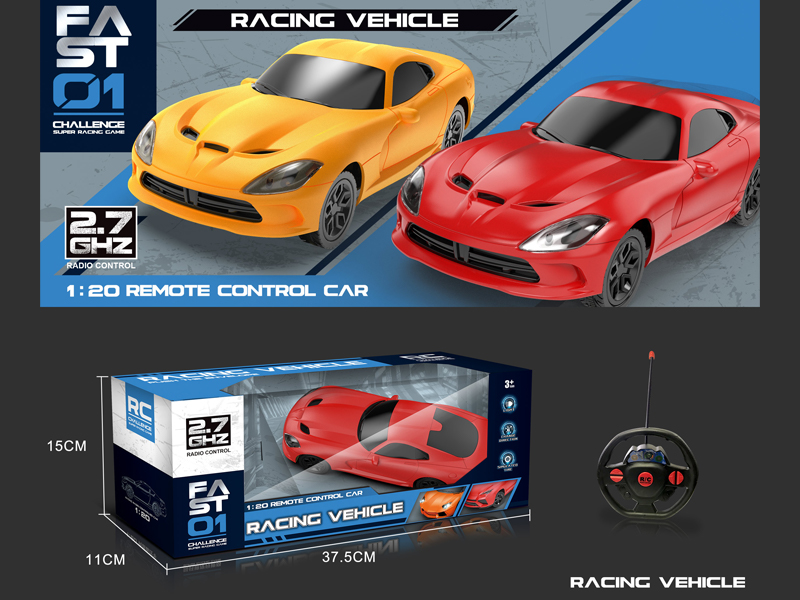 1:20 4CH R/C Dodge Viper Sports Car