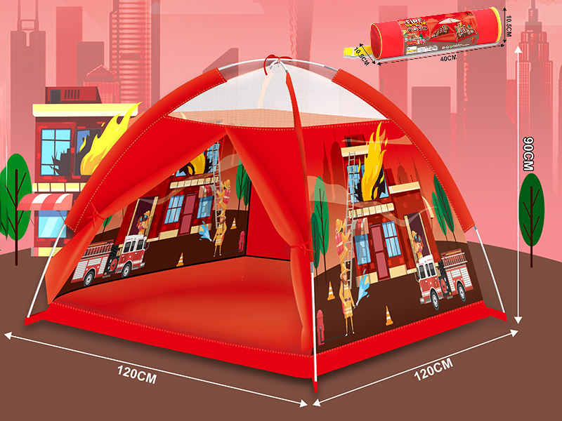 Fire Rescue Theme Beach Tent