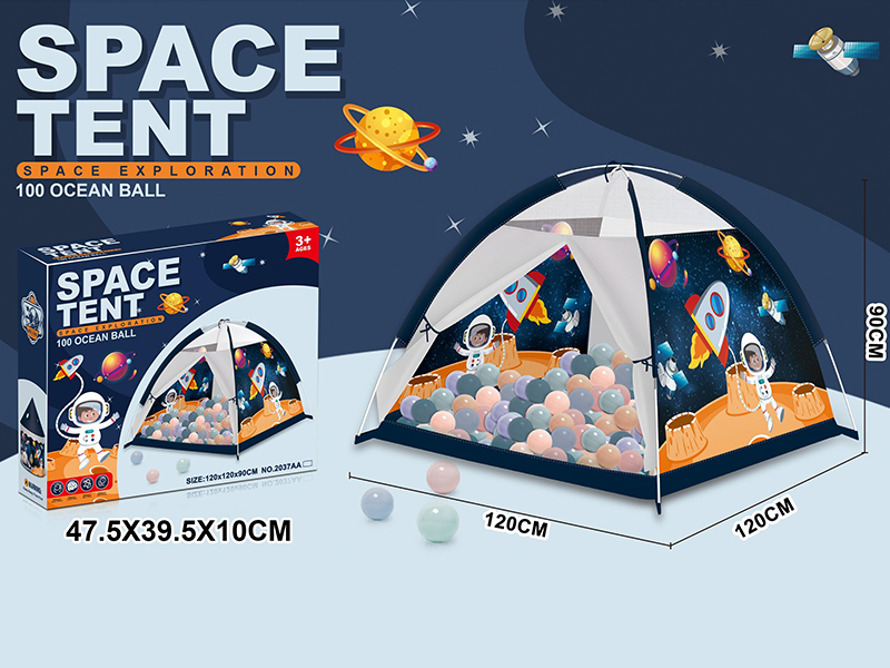Space Tent With 100pcs Ocean Balls