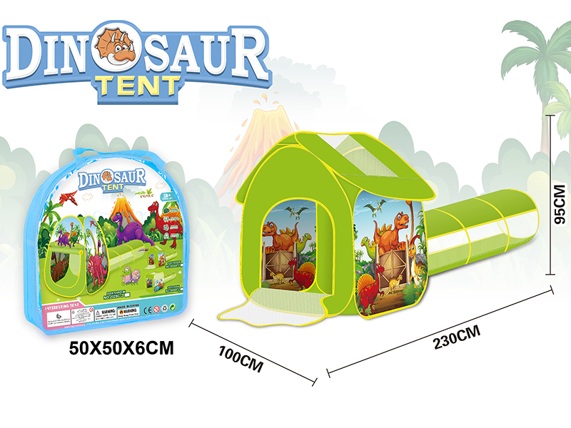 Cartoon Dinosaur Tent Two-Piece Set