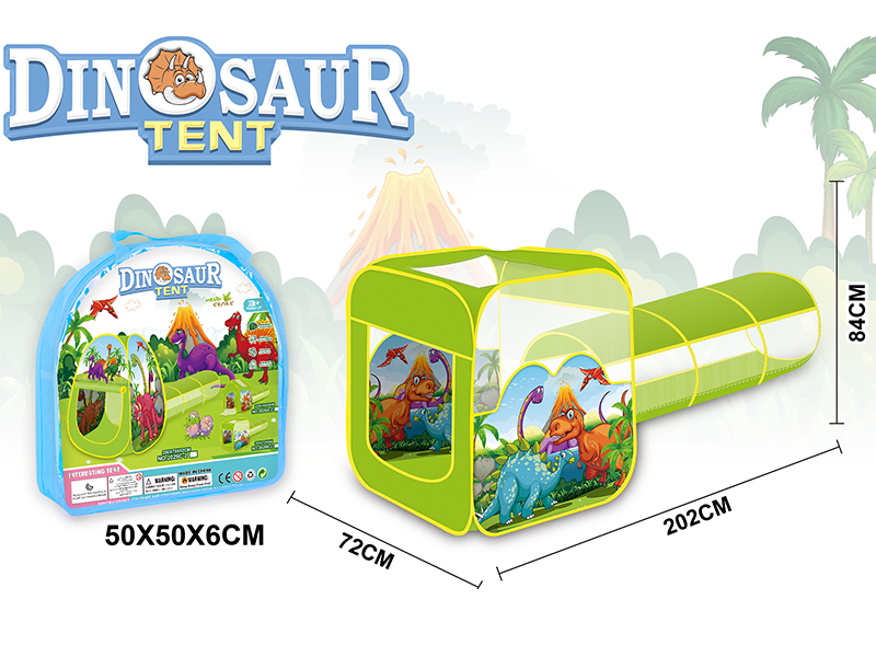 Cartoon Dinosaur Tent Two-Piece Set